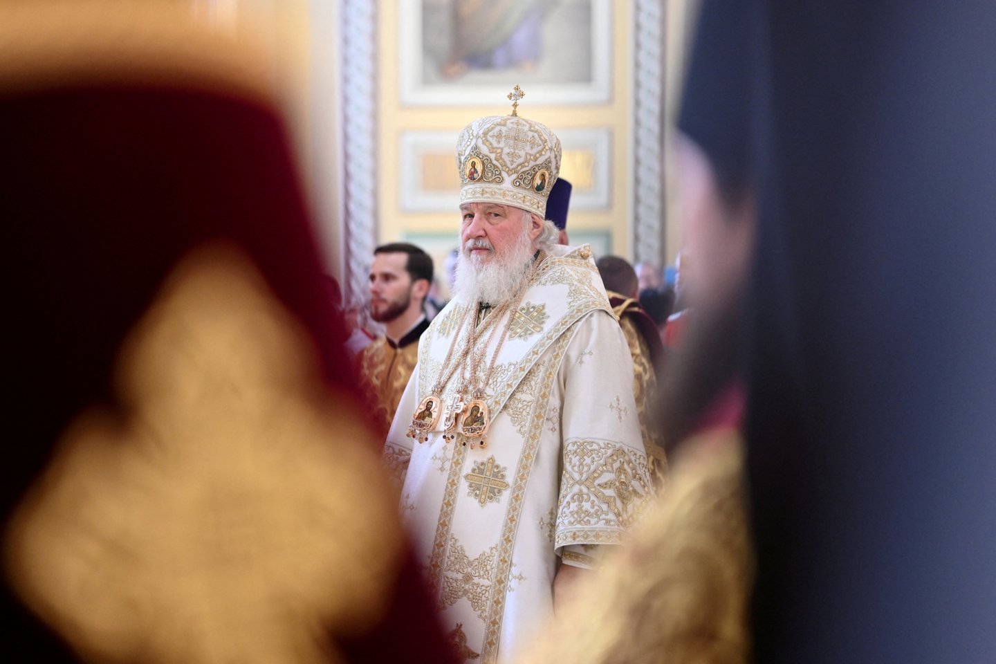  Patriarchas Kirilas.<br> Reuters/Scanpix nuotr.