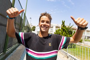 Slovėnijoje triumfavęs V. Gaubas pirmą kartą karjeroje laimėjo vyrų teniso turnyrą