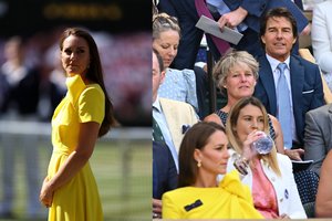 Vimbldono turnyre – būrys žvaigždžių: Tomas Cruise'as neatitraukė akių nuo Catherine Middleton