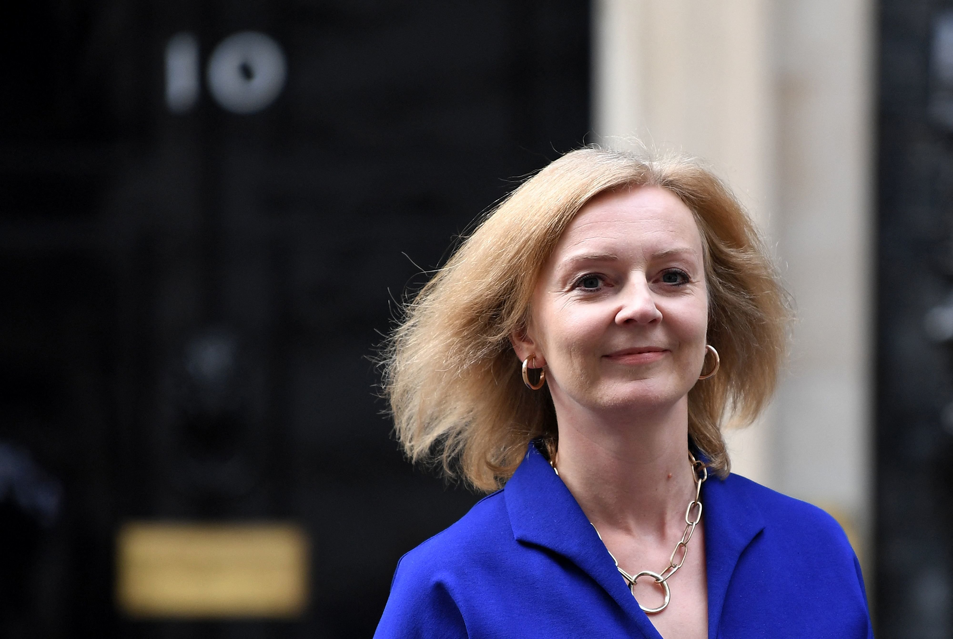 Liz Truss – naujoji Jungtinės Karalystės premjerė ir užsienio reikalų sekretorė.AFP/Scanpix nuotr.