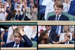 Vimbldono čempionate dėmesį susižėrė princo George'o nuoširdžios emocijos