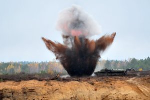 Rūdininkų poligone pradedamas sprogmenų neutralizavimas