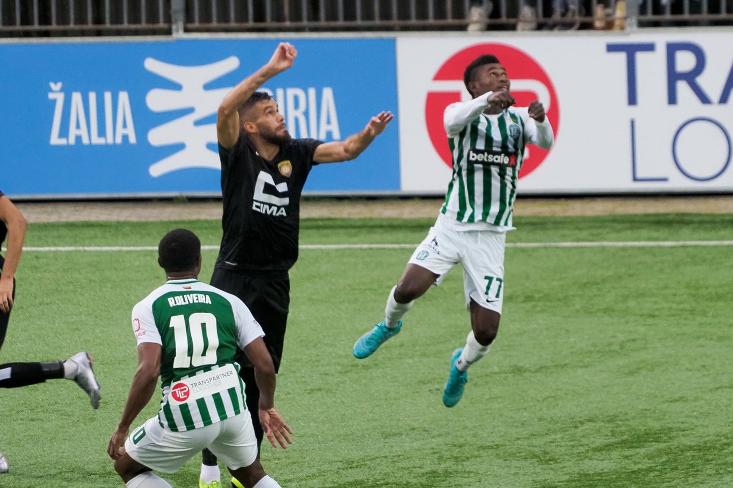 „Žalgirio“ ir „Ballkani“ rungtynės LFF stadione Vilniuje.<br> V.Ščiavinsko nuotr.