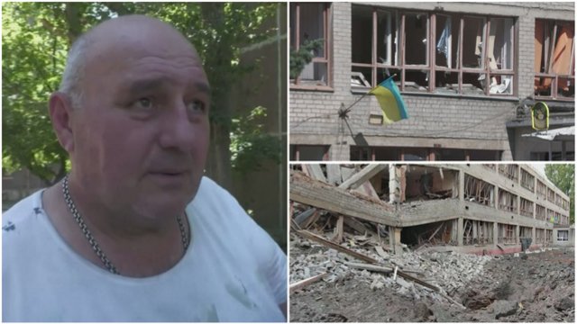 Po rusų smūgių į mokyklą – Donbaso gyventojai rėžė: jei jiems gerai užauginti kvailius, kam bombarduoti mūsų mokyklas?