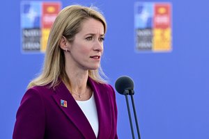 Estijos premjerė K. Kallas oficialiai pranešė apie savo ir vyriausybės atsistatydinimą