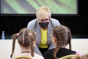 J. Šiugždinienė: ukrainiečių vaikų rugsėjo pirmąją laukiame mokyklose