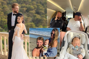 Shashana ir Domantas Saboniai atskleidė sūnaus vardą: mintį pakišo Arvydas Sabonis