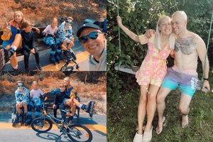 Nepatenkintus poilsiautojus stebėjęs V. Bareikis pasidžiaugė jųdviejų su I. Stonkuviene vaikais: „Esat geriausi“