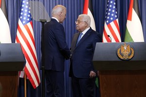 J. Bidenas: palestiniečiams reikia „politinio horizonto“ taikos link