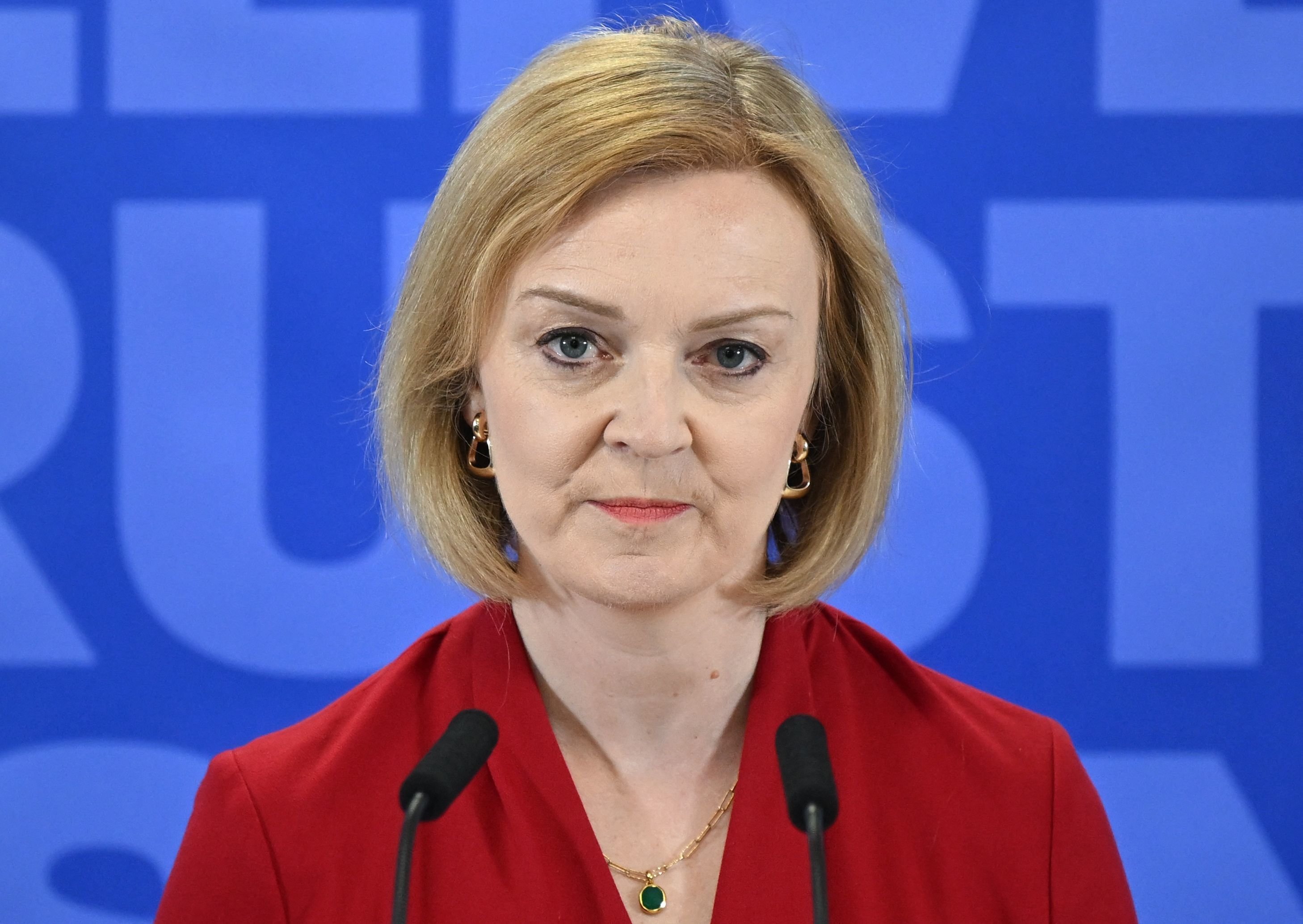 Liz Truss – naujoji Jungtinės Karalystės premjerė ir užsienio reikalų sekretorė.AFP/Scanpix nuotr.