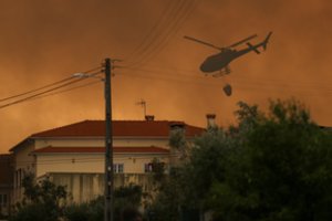 Portugalijoje sudužus miškų gaisrus gesinusiam lėktuvui, žuvo jo pilotas