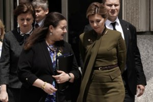 Ukrainos pirmoji ponia O. Zelenska vieši Jungtinėse Valstijose