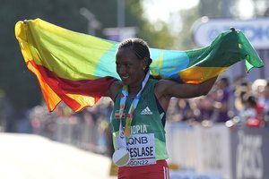 Pasaulio čempionate JAV – kritęs moterų maratono rekordas