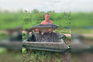 Kėdainietis visam gyvenimui įsimins tokį laimikį: užkibo daugiau nei 20 kilogramų sveriantis amūras