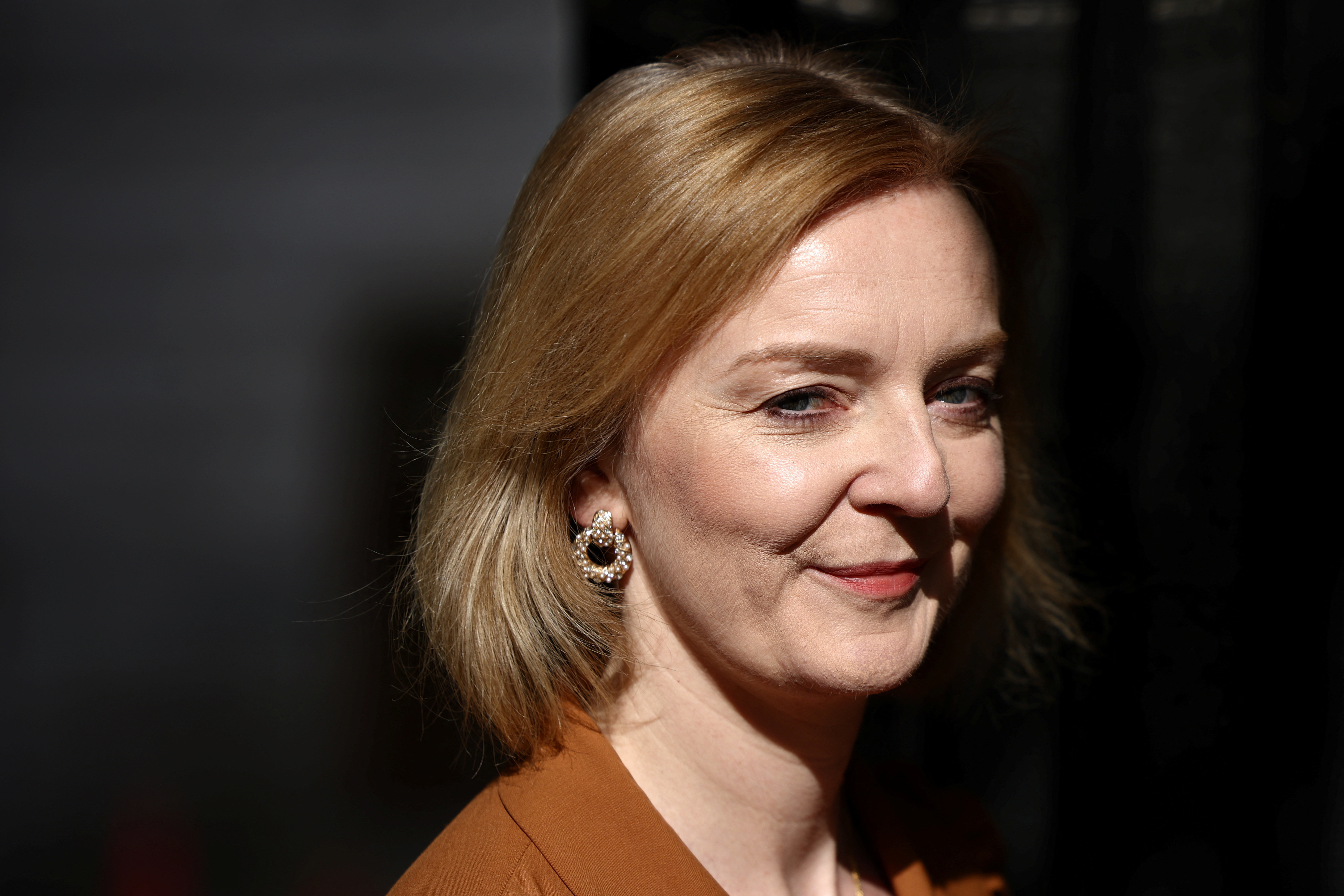 Liz Truss – naujoji Jungtinės Karalystės premjerė ir užsienio reikalų sekretorė.Reuters/Scanpix nuotr.