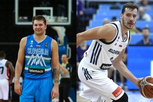 Slovėnų rinktinės sąraše į Europos krepšinio čempionatą – L. Dončičiaus ir G. Dragičiaus pavardės