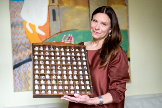 Vilnietė drabužių konstruktorė jau keliolika metų kolekcionuoja savo darbo įrankius