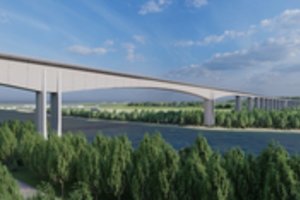 Pradeda statyti ilgiausią Lietuvoje geležinkelio tiltą: juo keleiviniai traukiniai galės važiuoti iki 250 km/val.