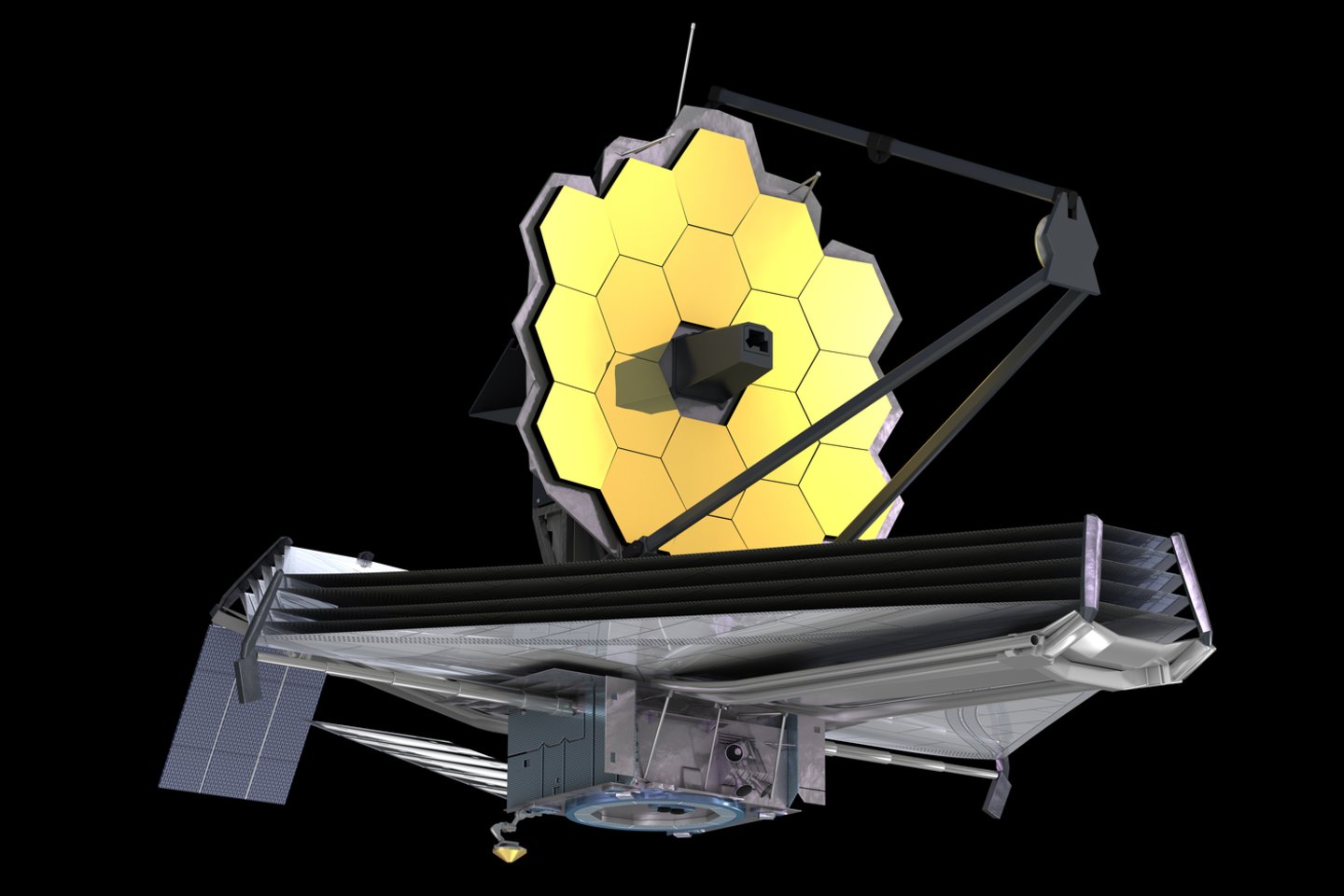  Paaiškėjo, kad smulki kosminė uoliena padarė didelį poveikį neseniai pradėjusiam veikti NASA tolimojo kosmoso teleskopui.<br> 123rf iliustr.