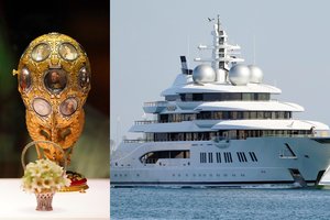 Rusijos oligarcho superjachtoje galimai rastas juvelyrinis šedevras, priklausęs carui