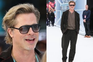 Bradas Pittas – ir vėl apkalbų centre: Londone įvykusioje filmo premjeroje pasirodė nuskeltu priekiniu dantimi