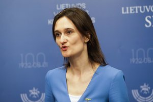 Taivano parlamento vadovas pradeda vizitą Lietuvoje, susitinka su V. Čmilyte-Nielsen