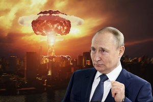 JAV ekspertai nurodė aplinkybes, kada V. Putinas gali bandyti pasinaudoti branduolinio ginklo korta