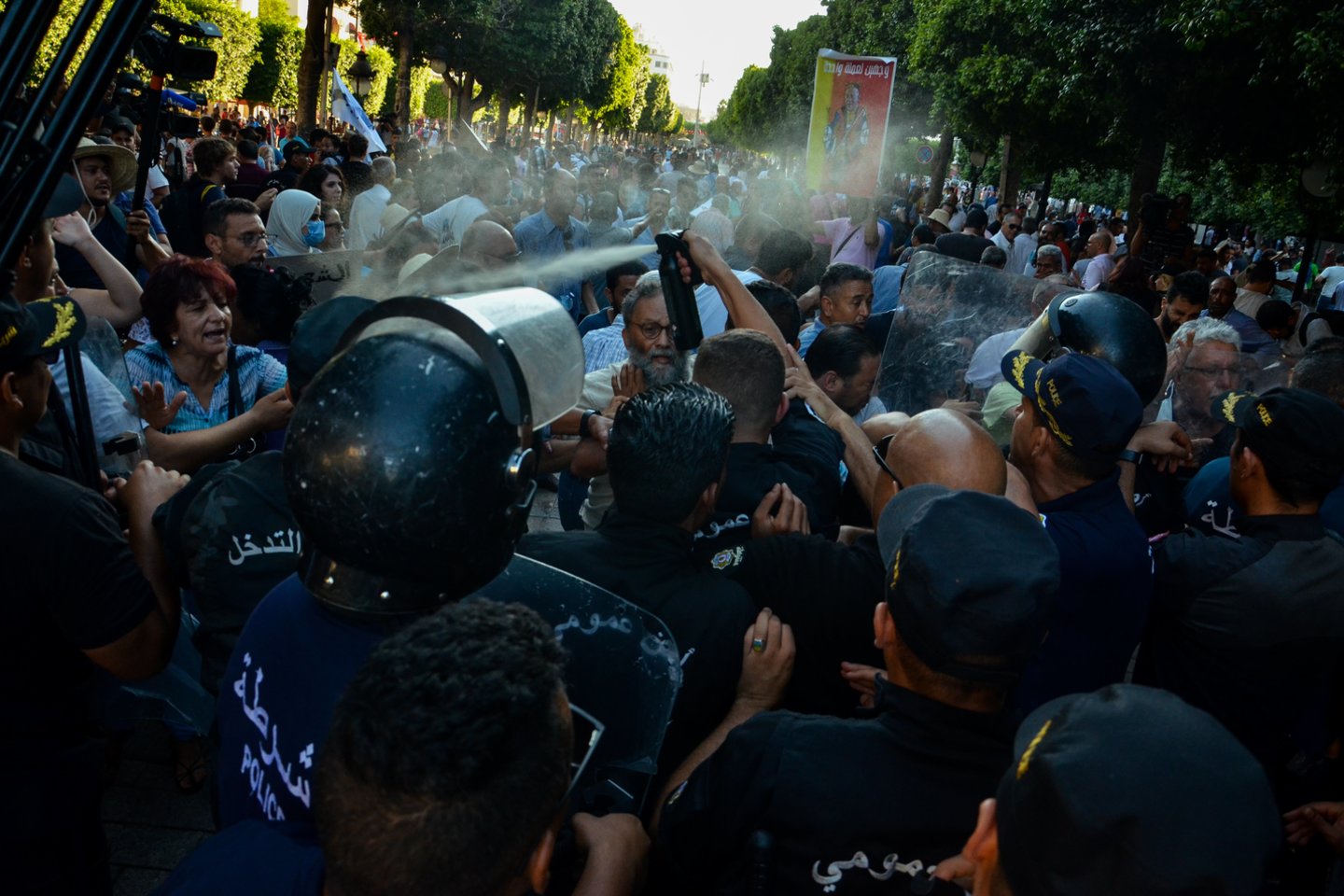  Protestas Tunise.<br>ZUMA Press/Scanpix nuotr.