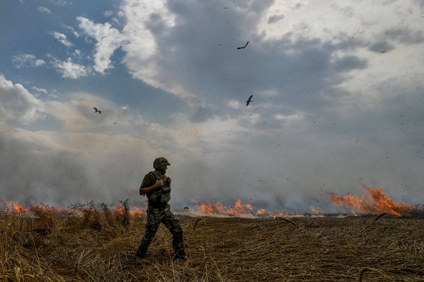 Karas Ukrainoje, Donecko regionas.<br>Reuters/Scanpix nuotr.
