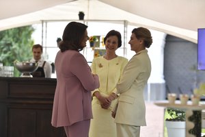 Į Kijevą atvykusi D. Nausėdienė tarptautinei bendruomenei pristatė Lietuvos pagalbą ukrainiečių vaikams