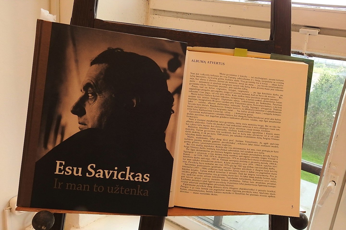 Lietuvių tapybos klasikas A.Savickas.<br> G.Pilaičio nuotr.