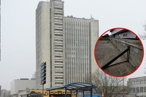 Nors griūvantys rūmai jau kelia grėsmę vilniečių gyvybei, kas turi imtis pastato remonto – nesutariama