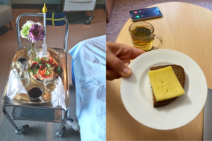 Gimdė tą pačią dieną: viena mėgavosi karališka vakariene, o kitai – maistas lyg kalėjime