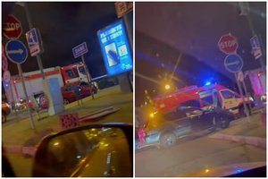 Tragiška naktis Klaipėdos centre: nuo pakeliamo tilto nukrito automobilis, žuvo vairuotojas