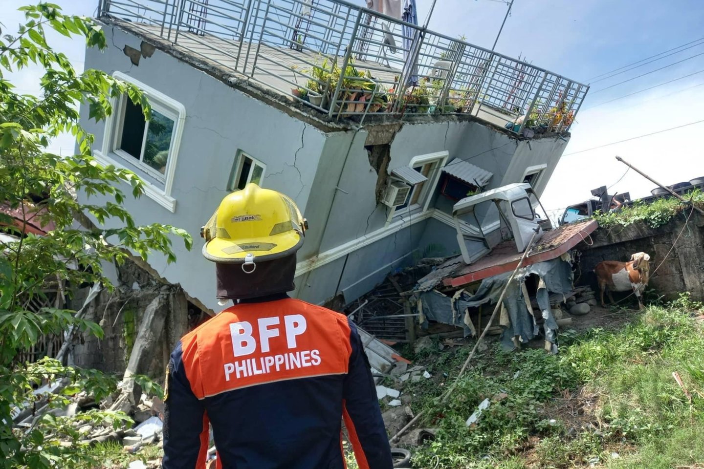 Žemės drebėjimas Filipinuose.<br>EPA-ELTA nuotr.