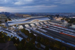 Patvirtinta: Vilniaus stoties rajoną keis „Zaha Hadid Architects“