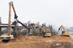 Nugriauto nacionalinio stadiono likučiai nebus išmesti: rado, kur panaudoti