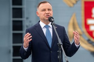 Lenkijos prezidentas A. Duda: Rusija kelia pavojų Europai