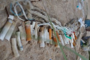 Aptiktas pajūrio šiukšlintojas: rūko kontrabandines cigaretes ir mėgsta čiulpinukus