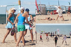 Nidoje – pergalingas paplūdimio teniso turnyras: finalinės kovos vyko saulei leidžiantis