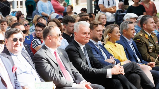 G. Nausėda pabrėžė JAV ir Lietuvos santykių svarbą: tvirtai siejame savo šalies saugumą
