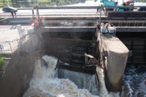Aplinkos apsaugos departamentas atlieka tyrimą dėl užtvankos šliuzo gedimo