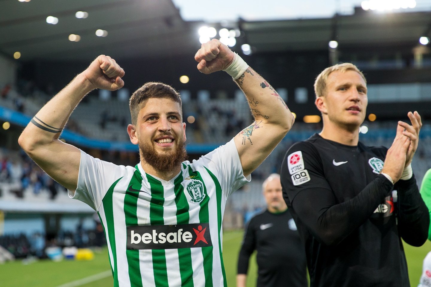 Vilniaus „Žalgirio“ futbolininkai pasitinka trečiąjį UEFA Čempionų lygos atrankos etapą.<br>E.Žaldario/fkzalgiris.lt nuotr.