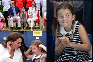Princesė Charlotte viešumoje pasirodė be brolių ir patraukė paparacų dėmesį