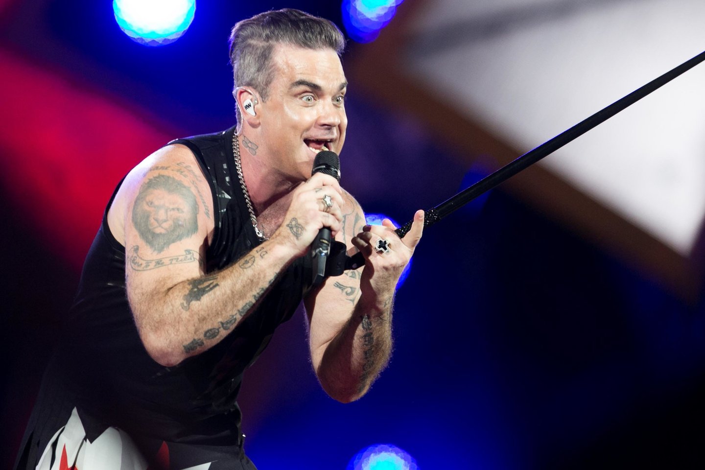 Robbie Williamso koncertas Lietuvoje. <br>T.Bauro nuotr.