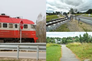 Mano, kad tyčiojasi: turi dvi galimybes pereiti geležinkelį, tačiau bet kokiu atveju turi rizikuoti