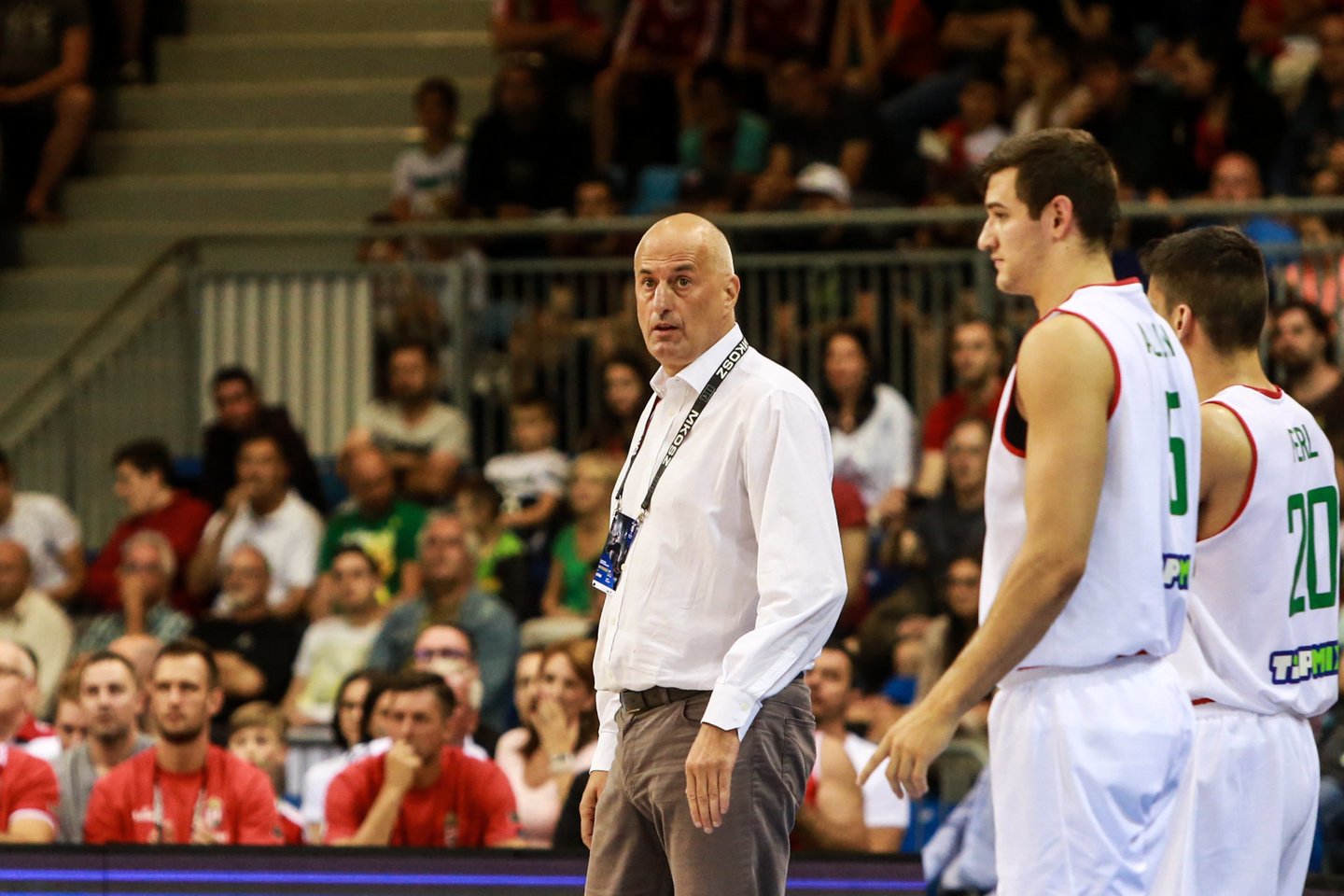  Vengrijos krepšinio federacija pratęsė sutartį su nuo 2013-ųjų ekipai vadovaujančiu rinktinės treneriu juodklaniečiu Stojanu Ivkovičiumi.<br>G.Bitvinsko nuotr.