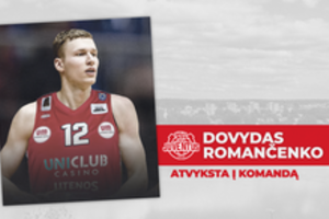 „Juventus“ komandą papildė NKL čempionas D. Romančenko