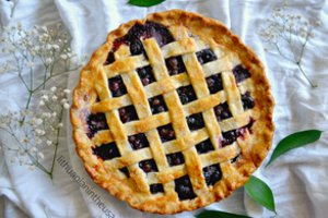 Amerikietiškas mėlynių pyragas papuoš bet kokių vaišių stalą