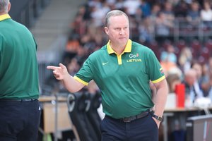 Lietuvos rinktinės treneris K. Maskvytis deda tašką: „Tai buvo paskutiniosios rungtynės tiems, kas „pateks-nepateks“